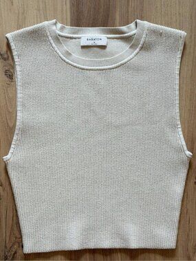 Babaton Sculpt Knit Muscle Cropped Tank